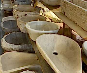 Doğal Taş Lavabo Modelleri