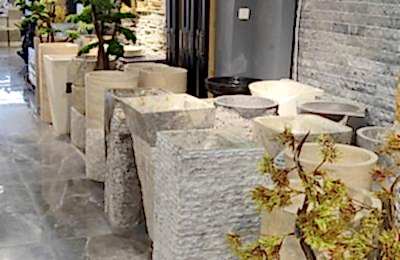 Doğal Taş Monoblok Lavabo 14