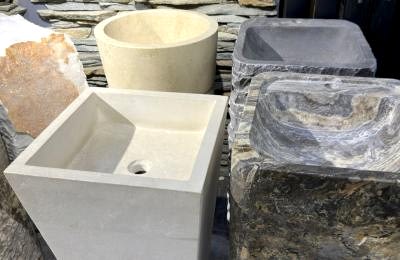Traverten Monoblok Lavabo